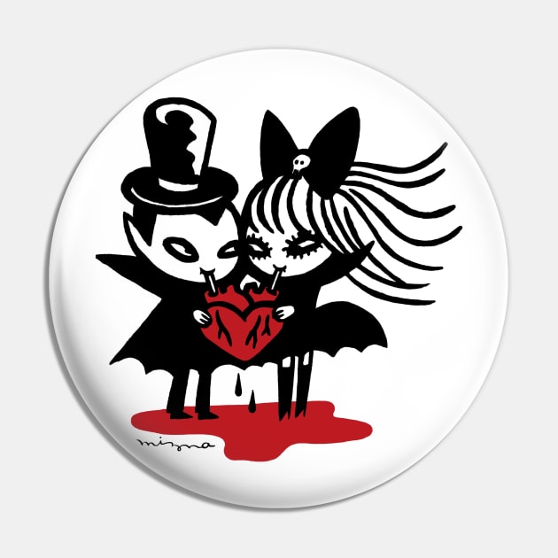 Vampire Love Pin by MiznaWada