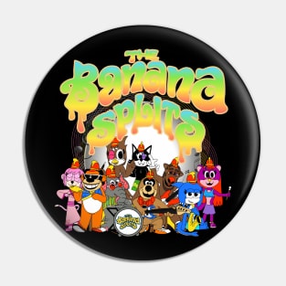 Banana Splits Rainbow Style Pin