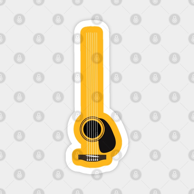 Guitar Magnet by MARK ASHKENAZI