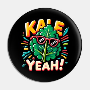 Kale Yeah! Gardening Lover Gift Pin
