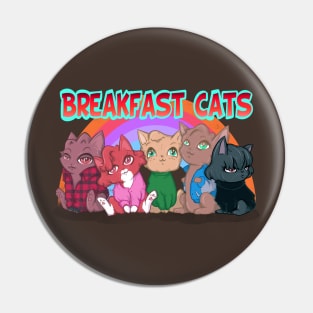 Breakfast Cats Pin