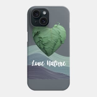 Love Nature No. 1: Green Valentine's Day Phone Case