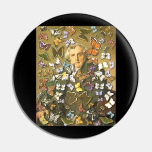 Jean Auguste Dominique Ingres with Butterflies Pin