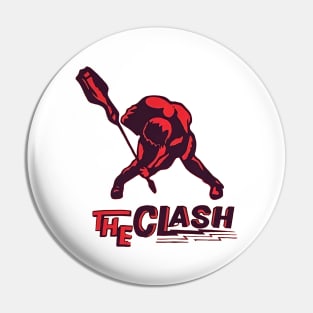 LONDON CALLING CLASH DISTRESSED Pin