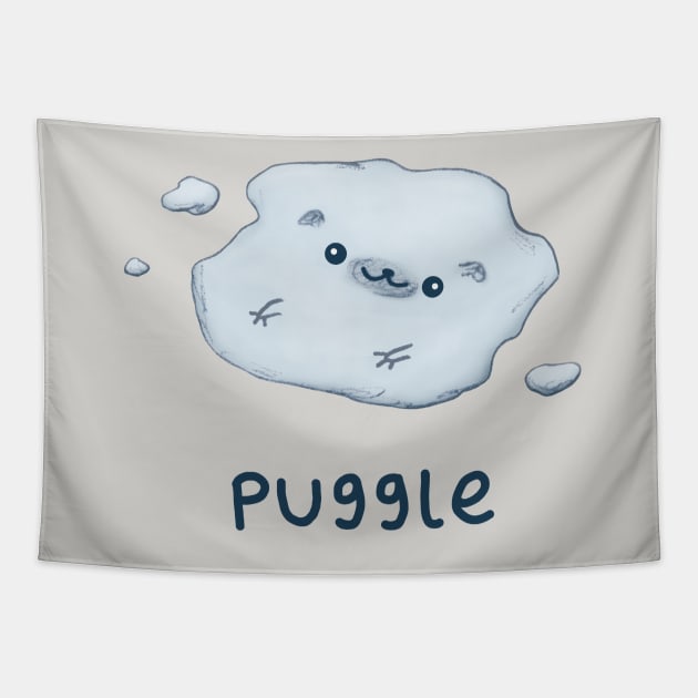 Puggle Tapestry by Sophie Corrigan