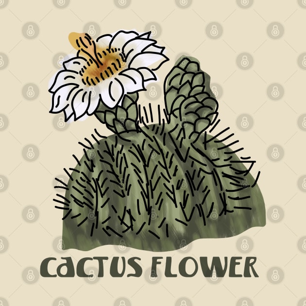 Cactus Flower by Slightly Unhinged