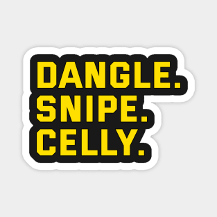 DANGLE. SNIPE. CELLY. Magnet