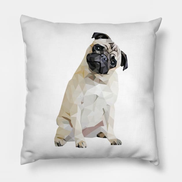 Pug Pillow by Houseofyhodie