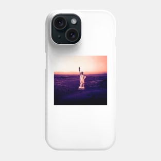 Statue of Liberty on Mars Phone Case