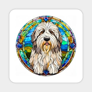 Stained Glass Polish Lowland Sheepdog Magnet