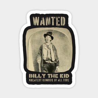 Billy The Kid Wanted Cowboy Magnet