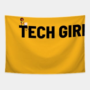 TechGirl Logo Tapestry