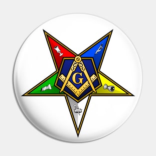 OES Masonic Emblem Order Of The Eastern Star Pin