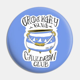 Crockery Blue Cauldron Club Pin