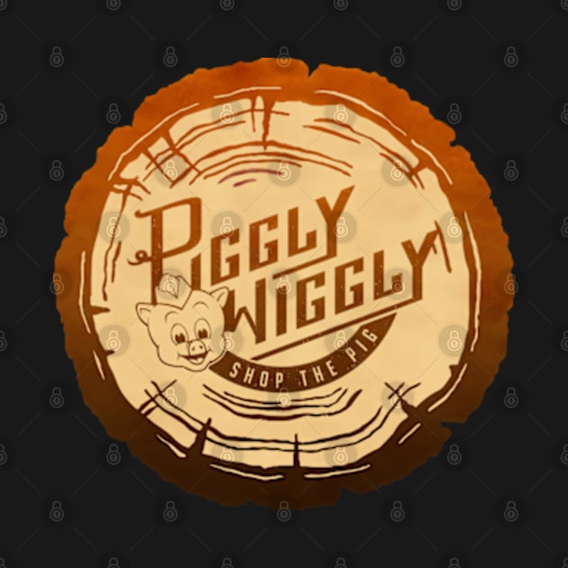 piggly wiggly vintage new design wood by SKULLBERRY