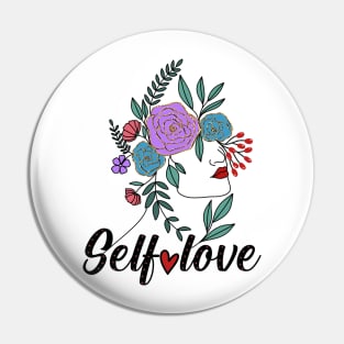 Self-Love Boho Lady Pin