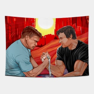 GOATS Armwrestling Tapestry