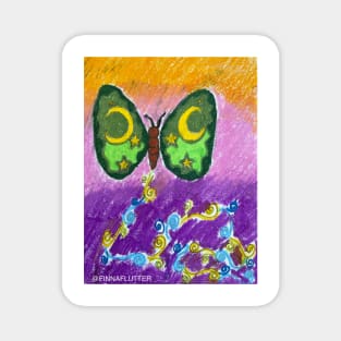 Moon Moth Magnet