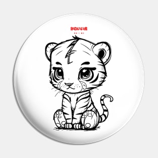 cute tiger Pin