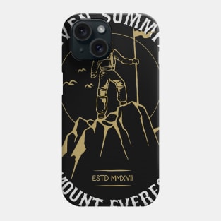 Mount Everest Outdoors Explorer Summit Mountain Climber Phone Case