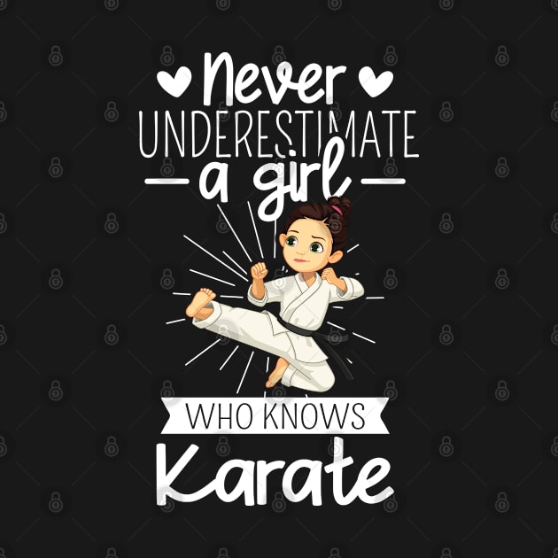 Martial Arts Karate Girl Female Sports Gift by FamiLane