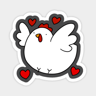 Love Chicken Magnet