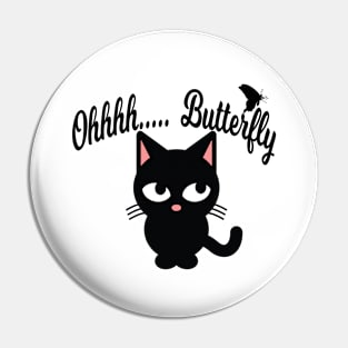 Cat With ADHD Pin