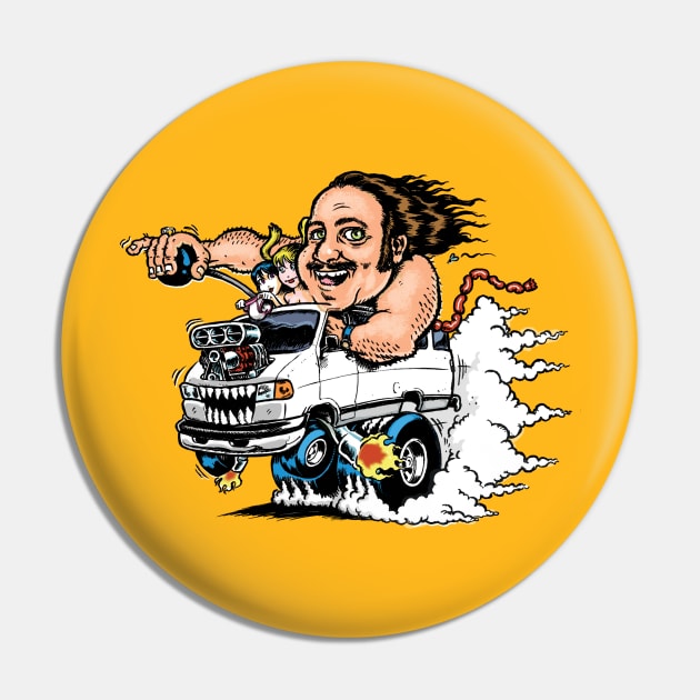 Ron Jeremy Pin by Abstract