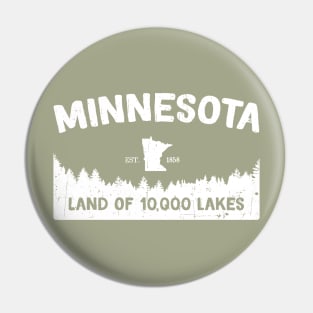 Minnesota, Land of 10,000 Lakes Pin