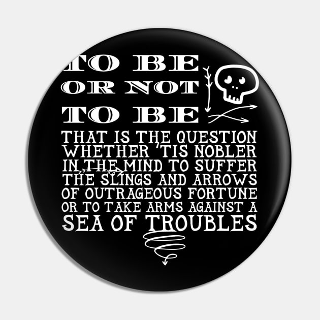 Hamlet Soliloquey To Be Or Not To Be Pin by aaallsmiles