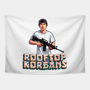 Rooftop Koreans Tapestry