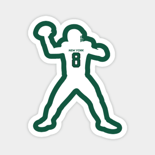 NY Jets Quarterback Aaron Rodgers 8 Magnet