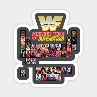 Periodic Table of Superstars Magnet