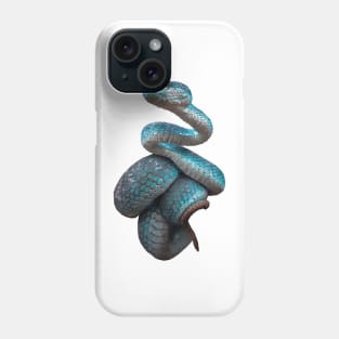 White-lipped island pit viper Phone Case