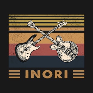 Retro Design Inori Proud Name Guitars Anime T-Shirt