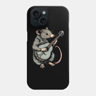 Weird Trash Kitty Guitar Possum Possum Love Animal Phone Case