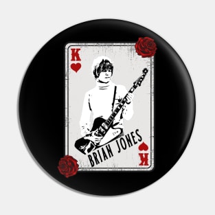 Vintage Card Brian Jones Pin