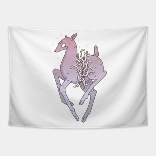 Purple deer Tapestry