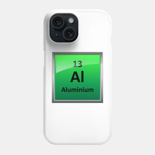 Aluminium Periodic Table Element Symbol Phone Case