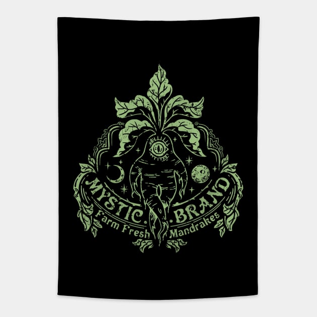 Mystic Brand Mandrakes Tapestry by Marianne Martin