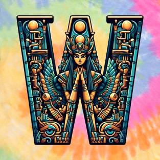 Wadjet shaped letter W T-Shirt