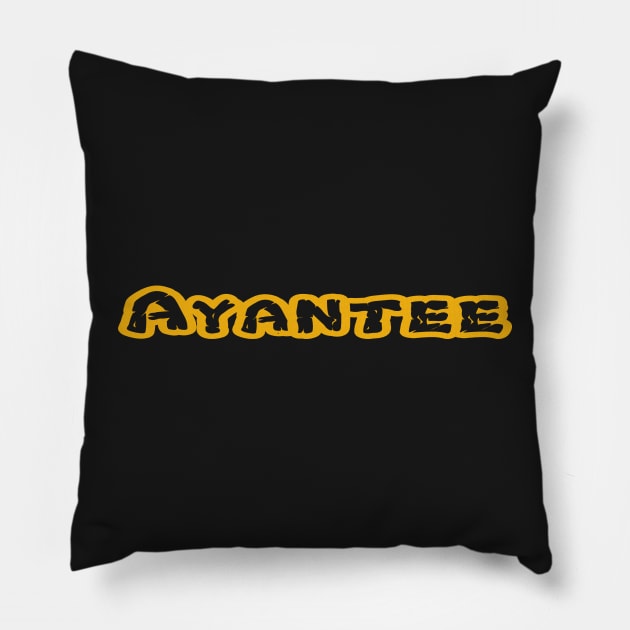 Ayantee Pillow by WassilArt