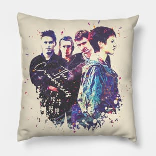 The Cranberries The Torn Times Retro Fan Art Pillow