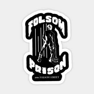 Folsom Prison Gay LGBT Retro Vintage Magnet