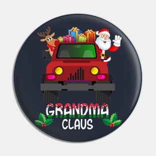 Grandma Claus Pin