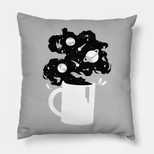 Galaxy Coffee - Black Pillow