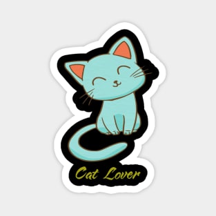 Cute cat lover Magnet