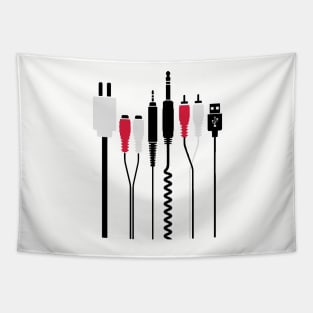 Audio and power plug Tapestry