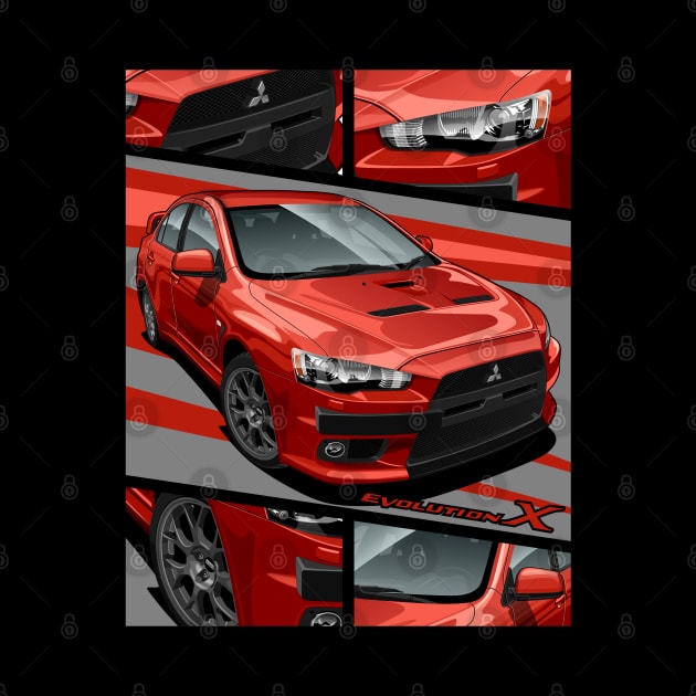 Mitsubishi Lancer Evolution X by idrdesign