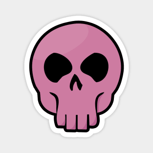 Skull - Pink Magnet